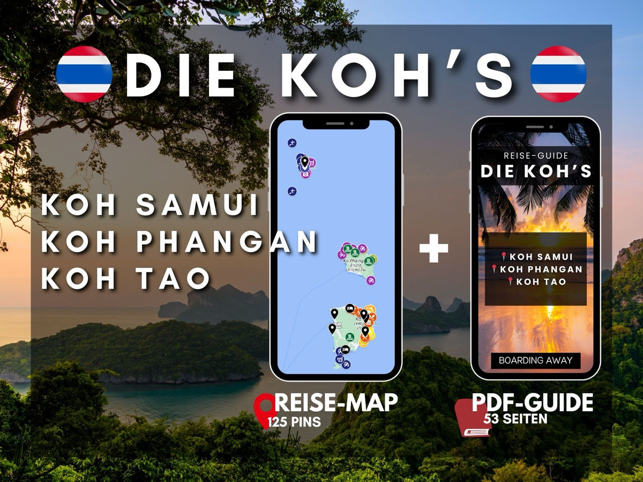 THAILAND | Reise-Guide (E-Book) & Reise-Map