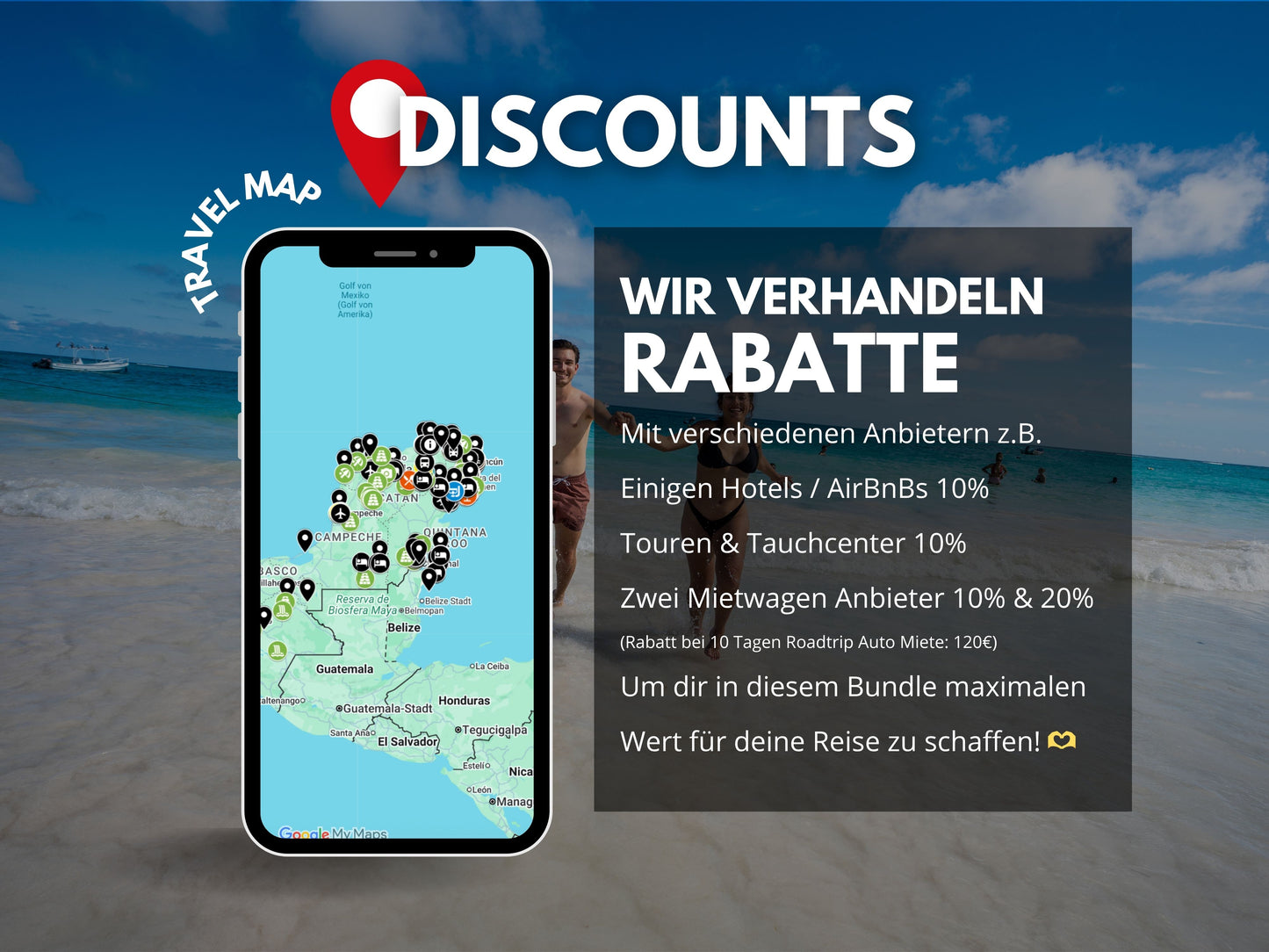 YUCATÁN | Reise-Guide (E-Book) & Reise-Map