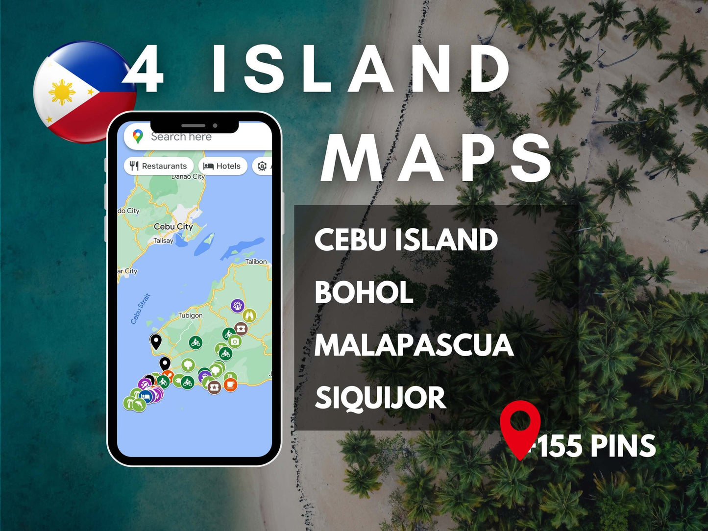 Mega Bundle (Thailand, Bali, Vietnam, Malaysia, Philippinen, Barcelona, Yucatán, Bonus: Borneo)