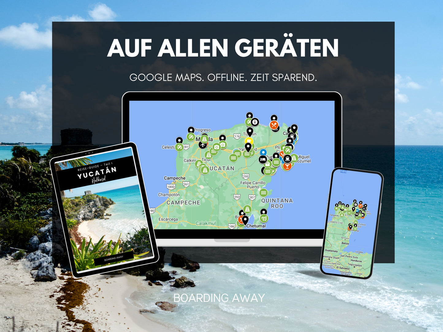 YUCATÁN | Reise-Guide (E-Book) & Reise-Map