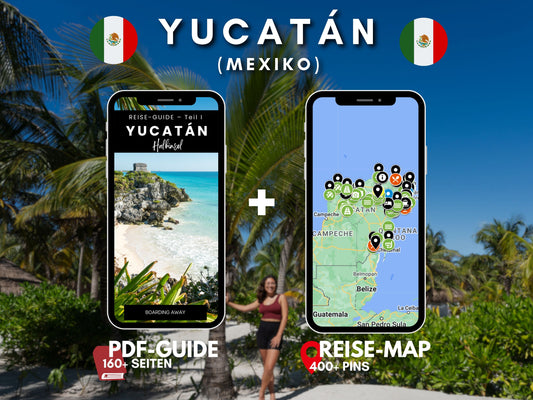 YUCATÁN | Reise-Guide (E-Book) & Reise-Map