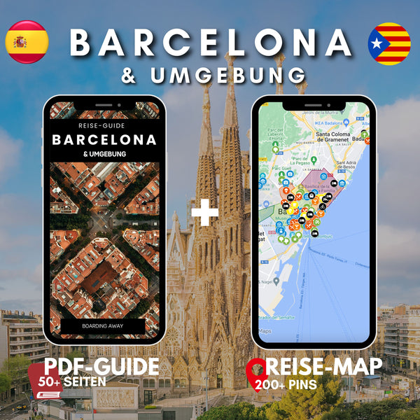 BARCELONA & Umgebung | Reise-Guide (E-Book) & Reise-Map