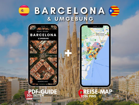 BARCELONA & Umgebung | Reise-Guide (E-Book) & Reise-Map