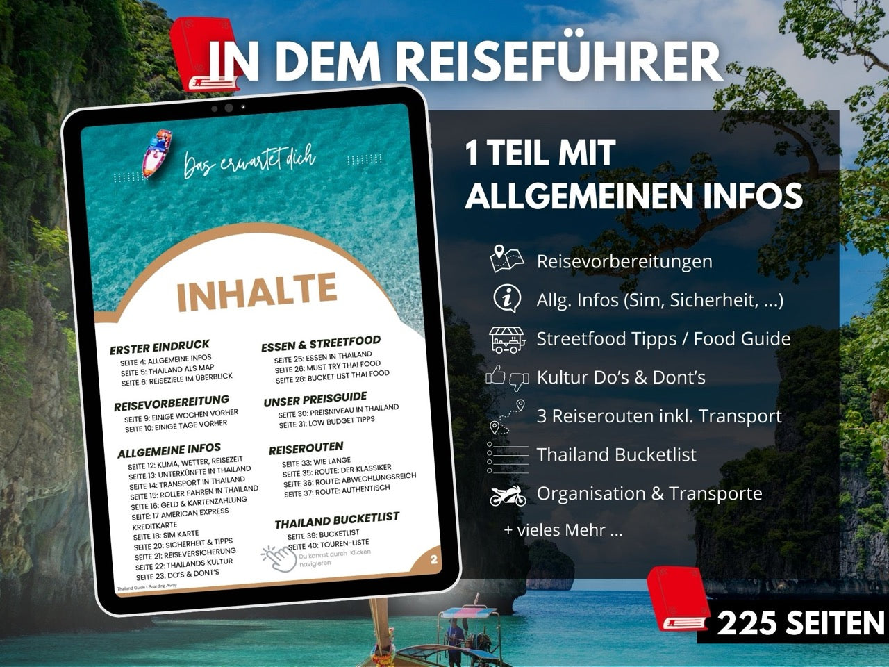 THAILAND | Reise-Guide (E-Book) & Reise-Map