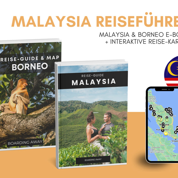 MALAYSIA (+ BORNEO) | Reise-Guide (E-Book) & Reise-Map