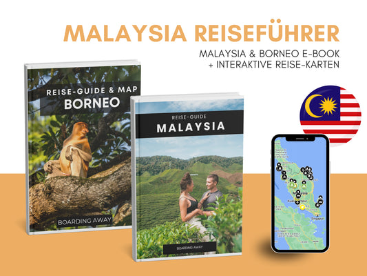 MALAYSIA (+ BORNEO) | Reise-Guide (E-Book) & Reise-Map