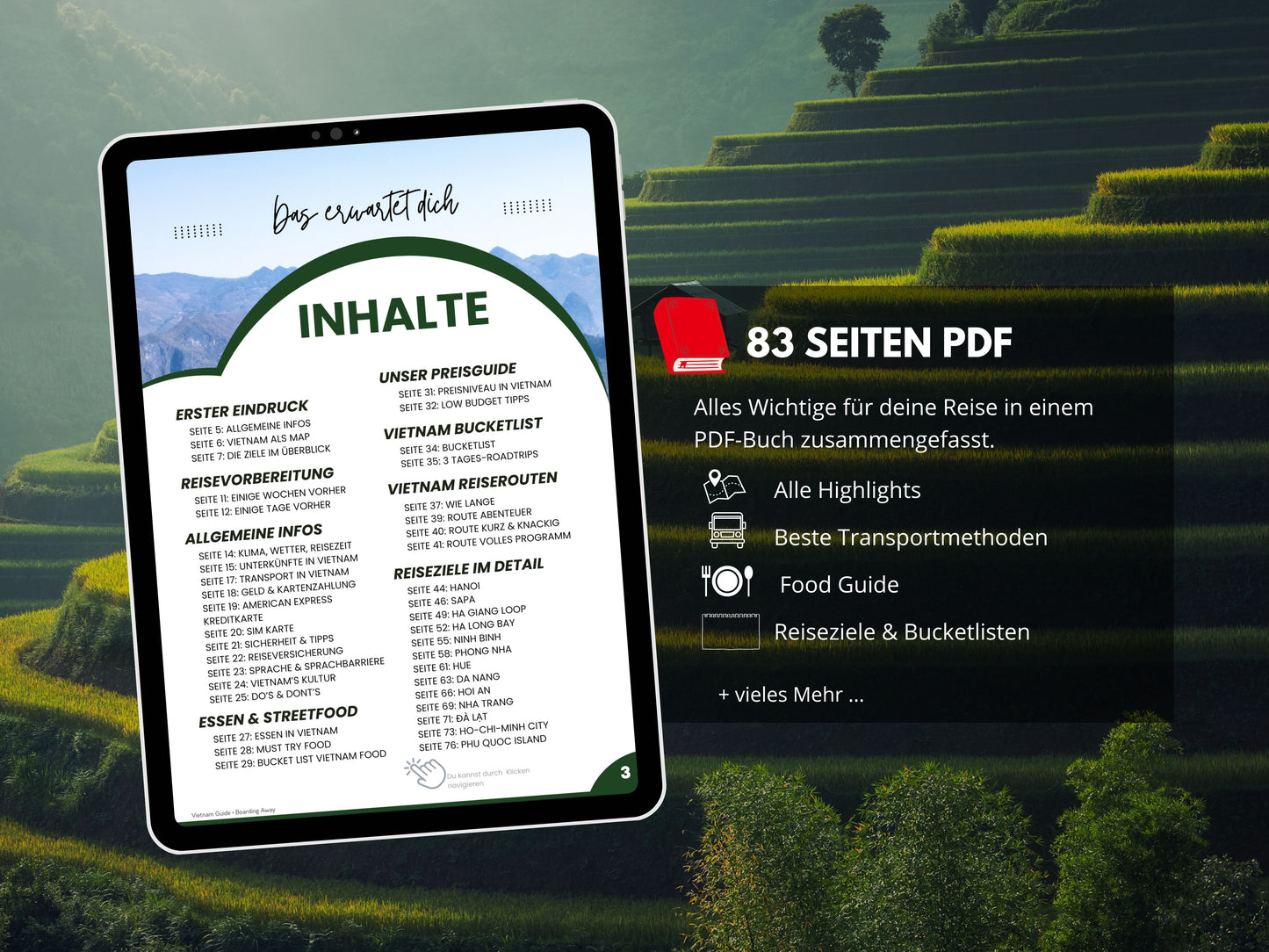 VIETNAM | Reise-Guide (E-Book) & Reise-Map