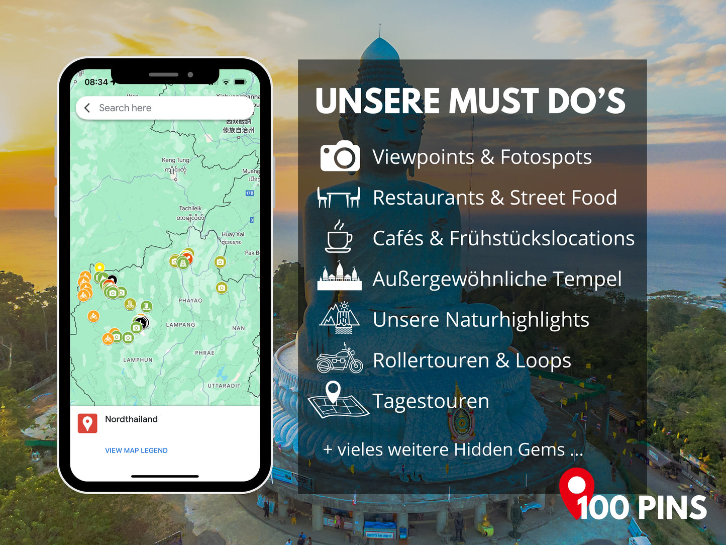 NORDTHAILAND | Reise-Guide (E-Book) & Reise-Map