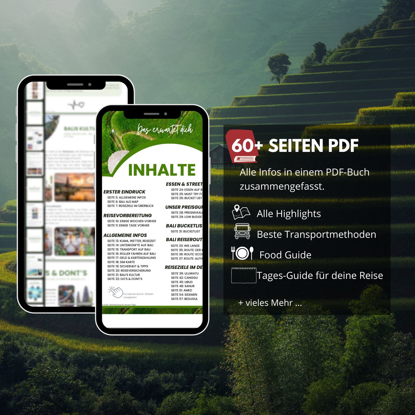 BALI | Reise-Guide (E-Book) & Reise-Map