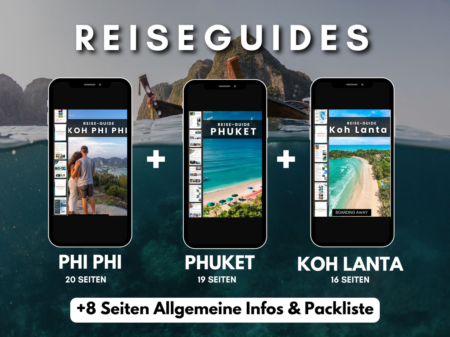PHUKET TRIO (Phuket, Koh Phi Phi & Koh Lanta) | Reise-Guide (E-Book) & Reise-Map
