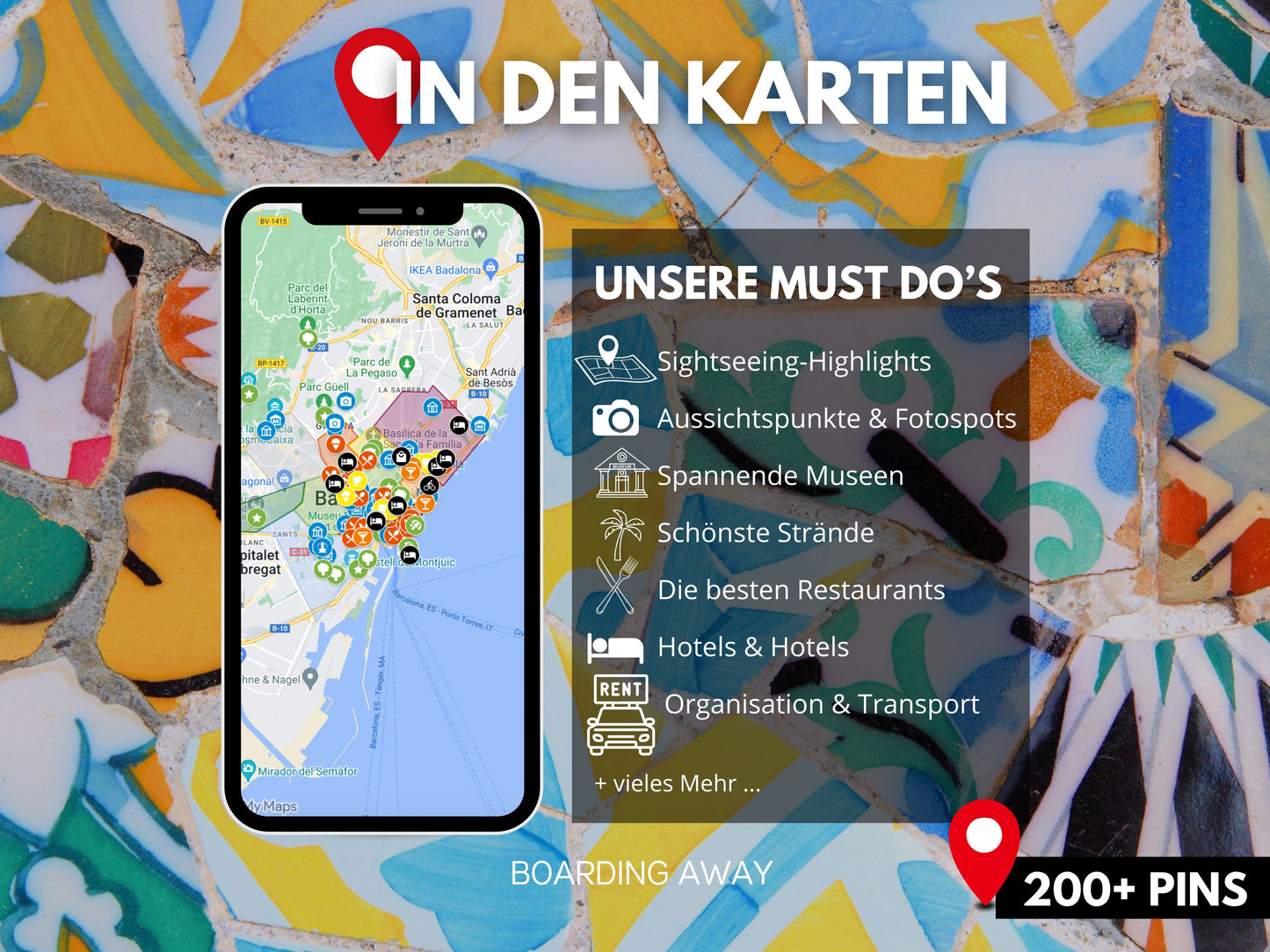 BARCELONA & Umgebung | Reise-Guide (E-Book) & Reise-Map