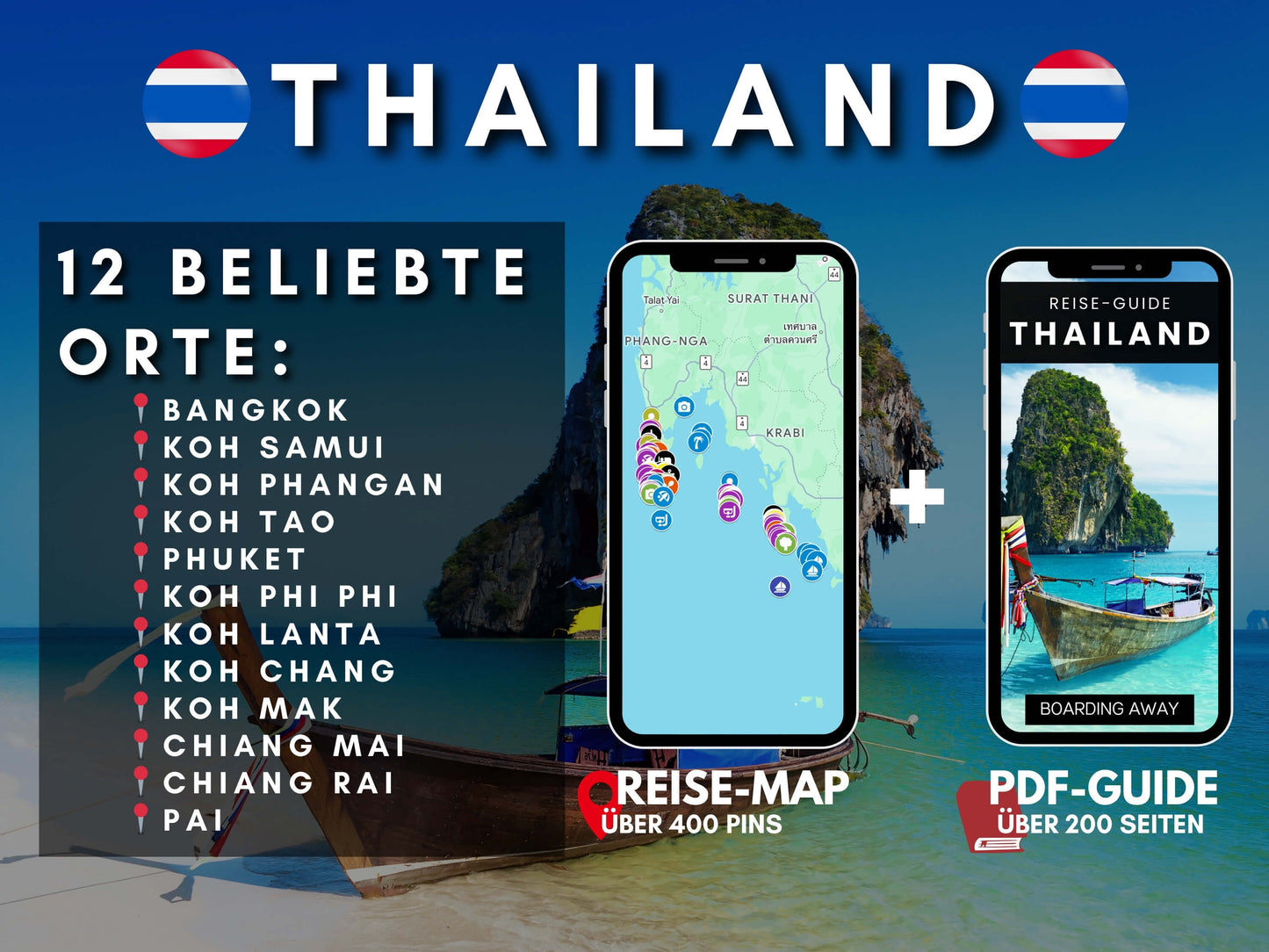 Mega Bundle (Thailand, Bali, Vietnam, Malaysia, Philippinen, Barcelona, Yucatán, Bonus: Borneo)