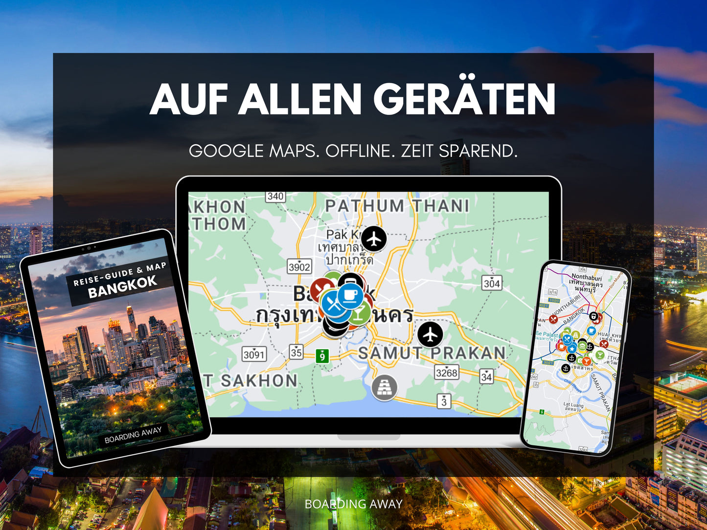 Bangkok | Reise-Guide (E-Book) & Reise-Map