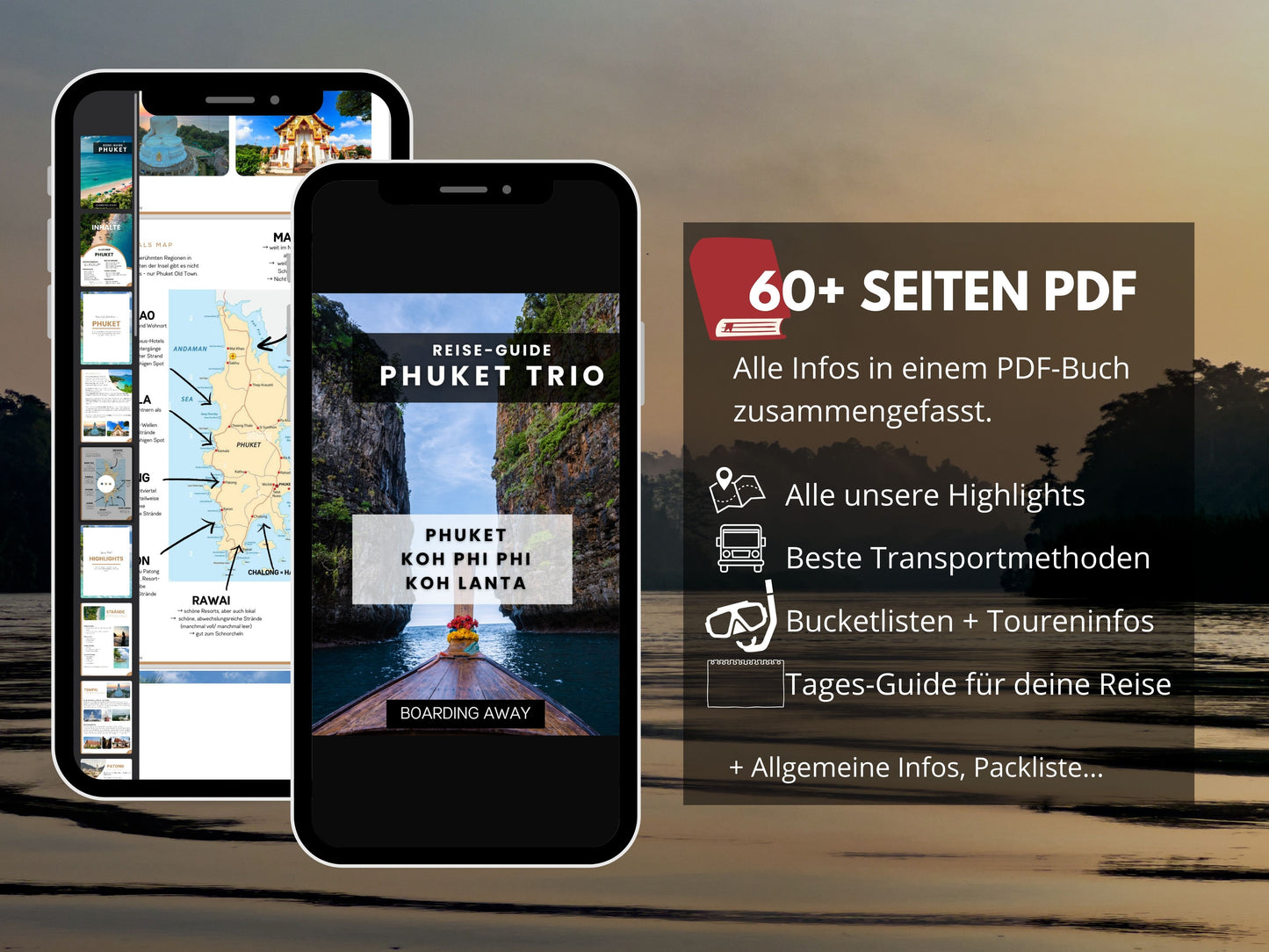 PHUKET TRIO (Phuket, Koh Phi Phi & Koh Lanta) | Reise-Guide (E-Book) & Reise-Map