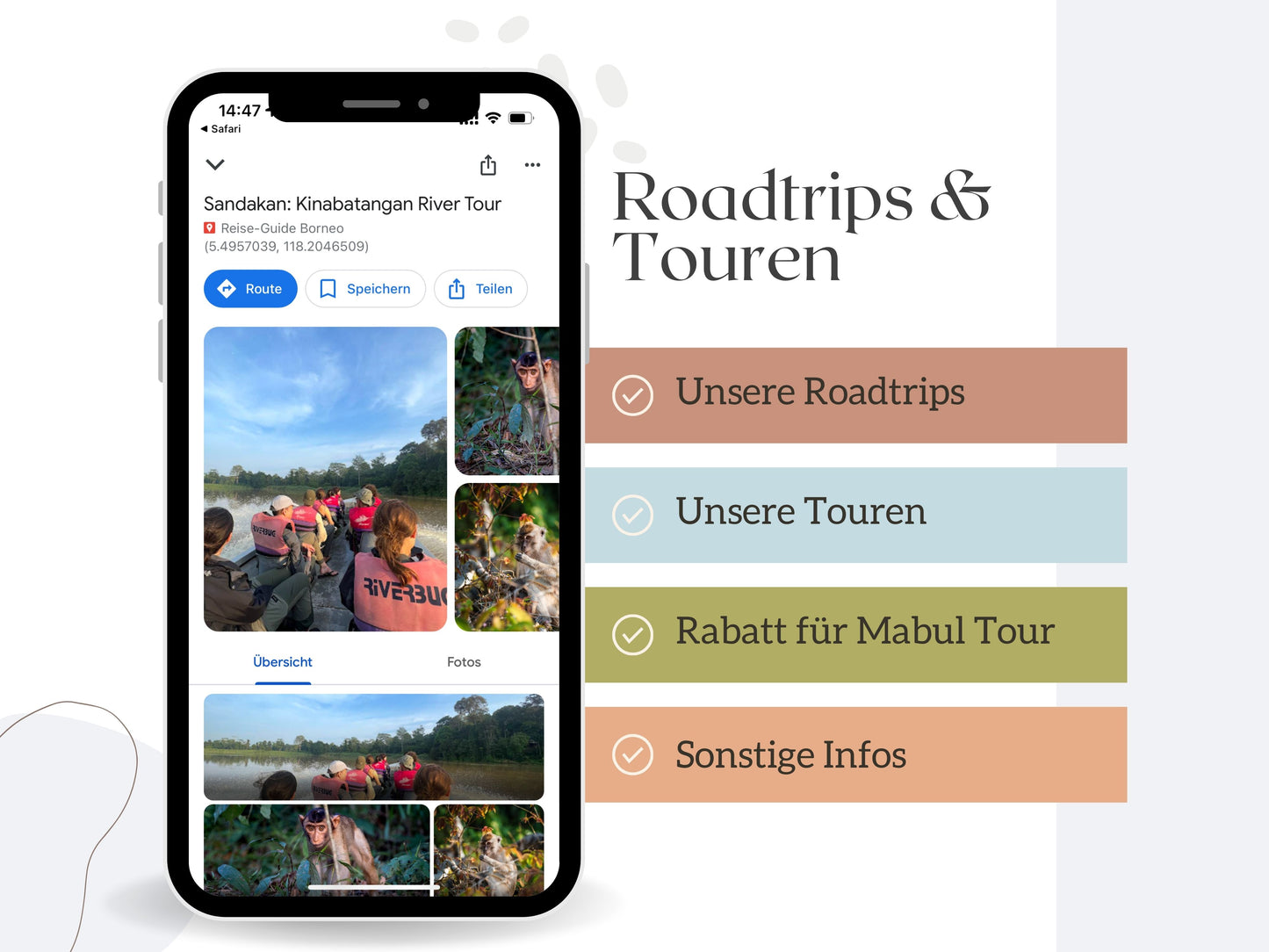 BORNEO | Reise-Guide (E-Book) & Reise-Map
