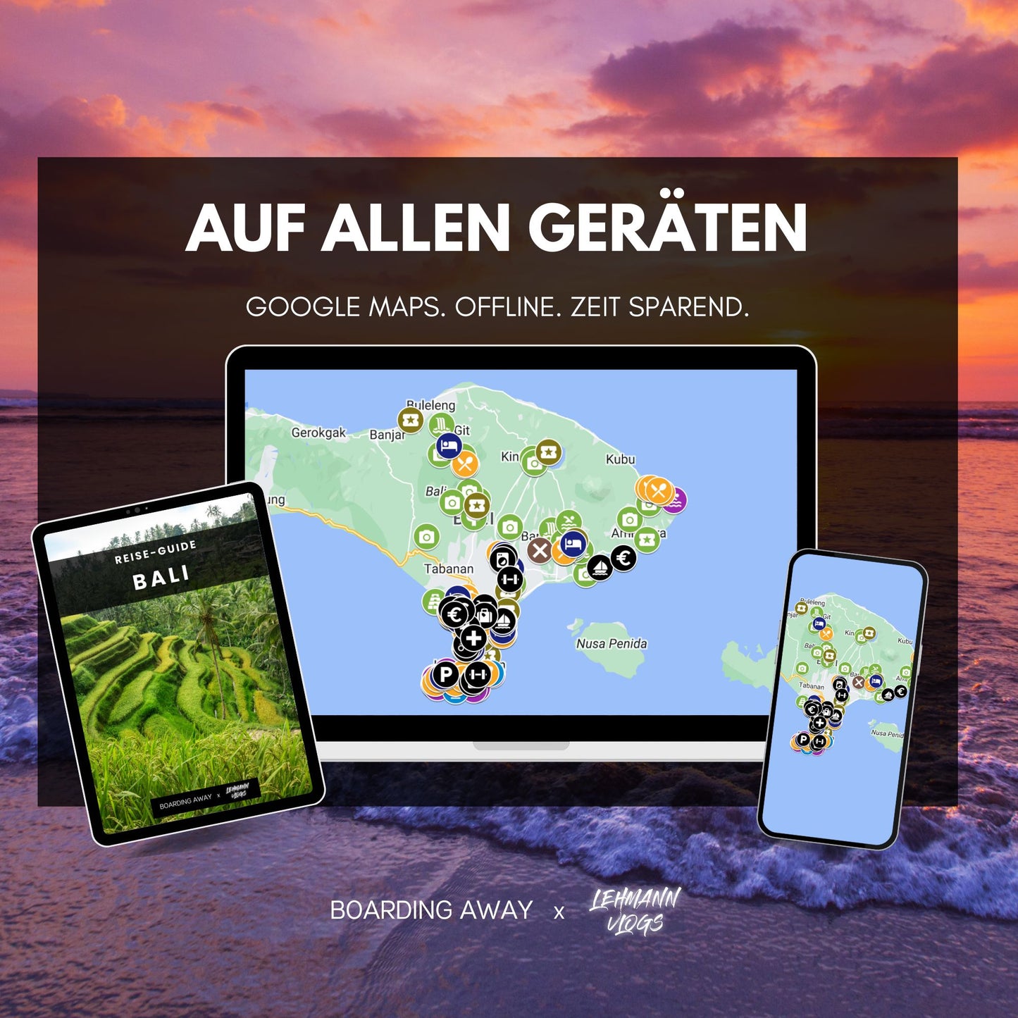 BALI | Reise-Guide (E-Book) & Reise-Map