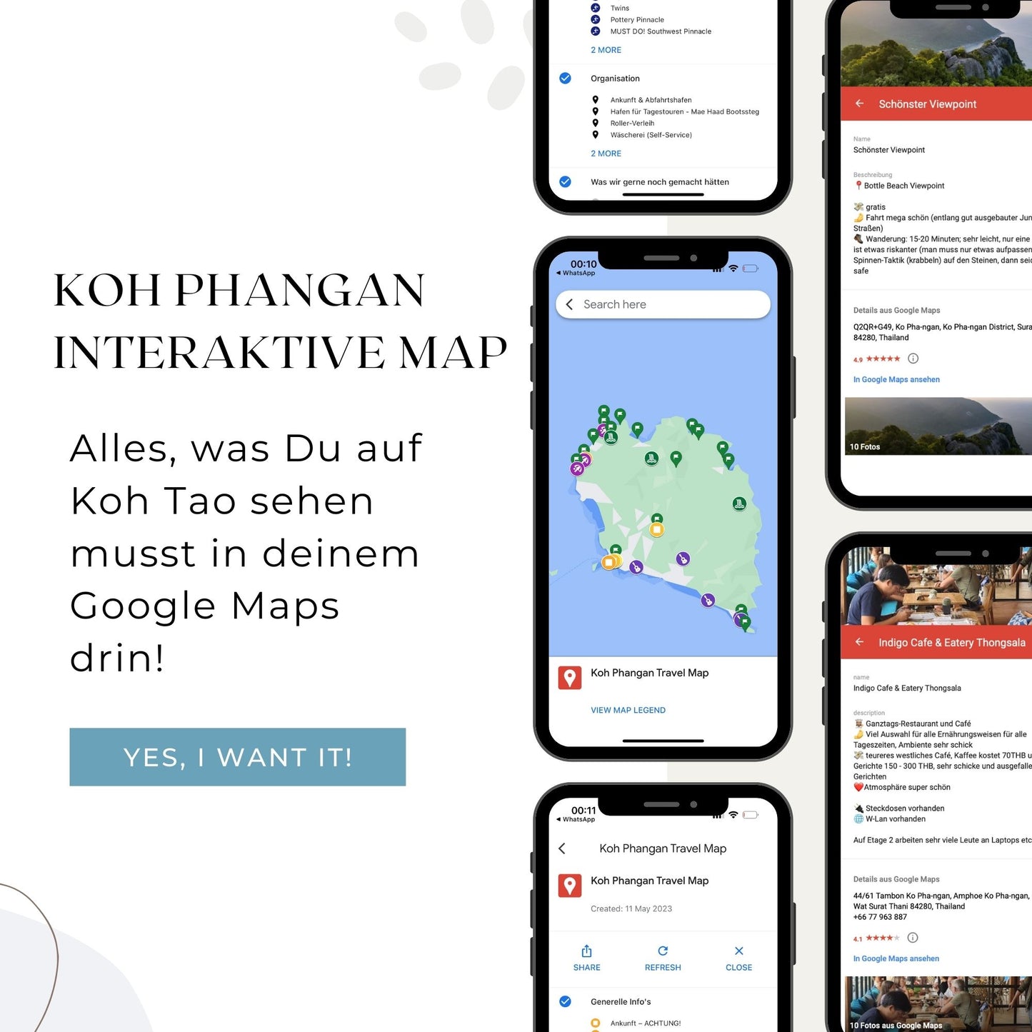Koh Phangan | Reise-Guide (E-Book) & Reise-Map