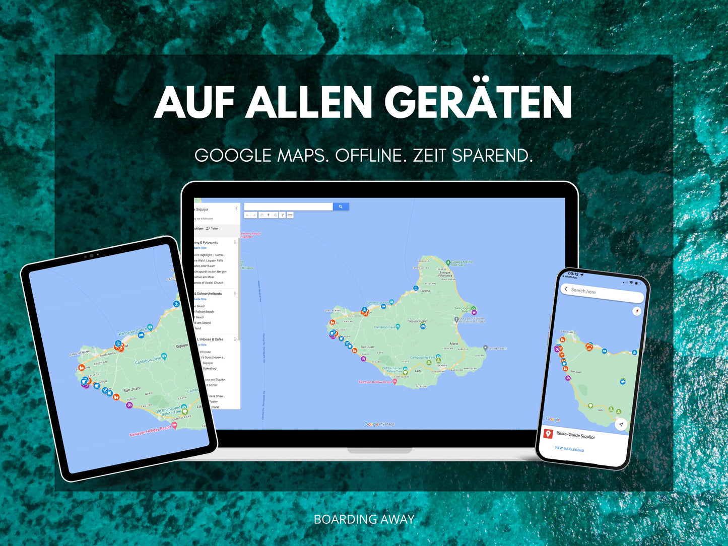 4er Bundle: Bohol, Siquijor, Cebu, Malapascua | Reise-Guide (E-Book) & Reise-Map