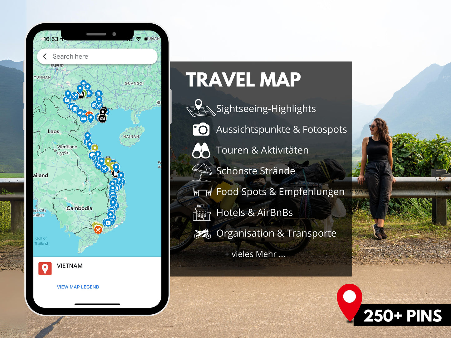 VIETNAM | Reise-Guide (E-Book) & Reise-Map