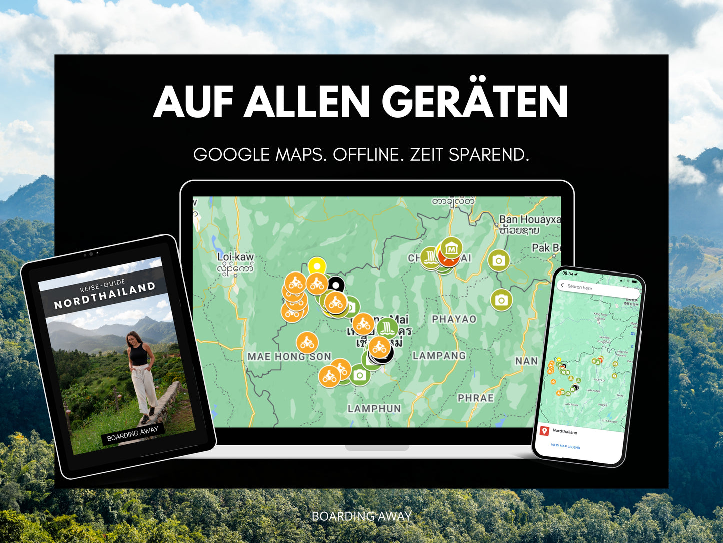 NORDTHAILAND | Reise-Guide (E-Book) & Reise-Map