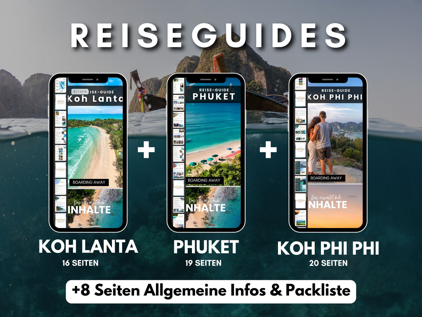 PHUKET TRIO (Phuket, Koh Phi Phi & Koh Lanta) | Reise-Guide (E-Book) & Reise-Map