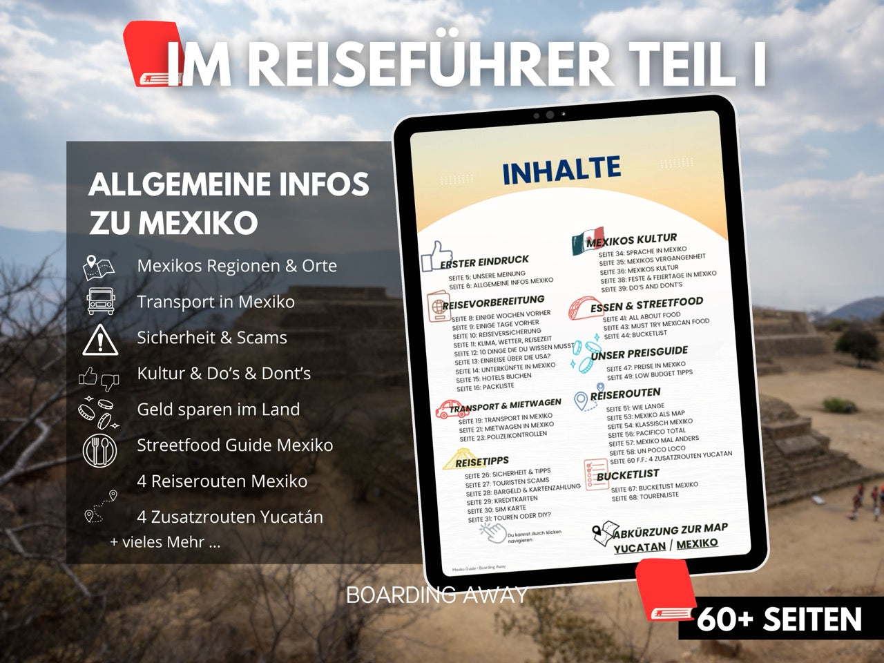 MEXIKO | Reise-Guide (E-Book) & Reise-Map
