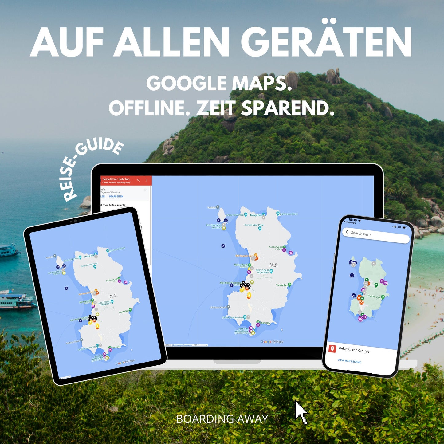 Koh Tao | Reise-Guide (E-Book) & Reise-Map