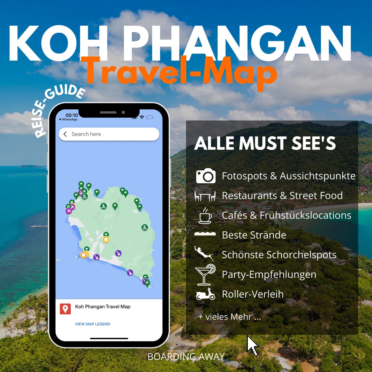 Koh Phangan | Reise-Guide (E-Book) & Reise-Map