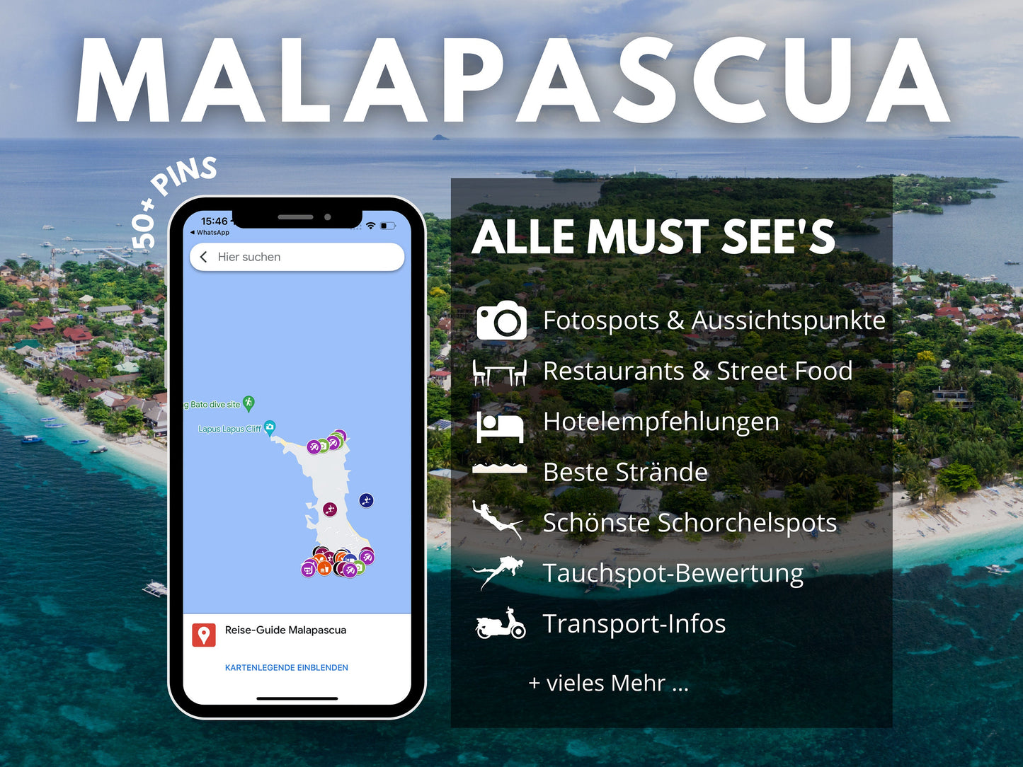 Malapascua | Reise-Guide (E-Book) & Reise-Map