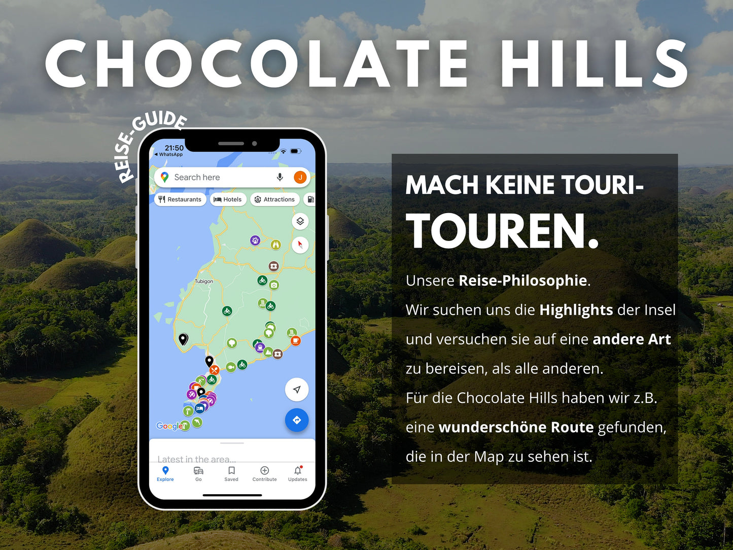 Bohol | Reise-Guide (E-Book) & Reise-Map