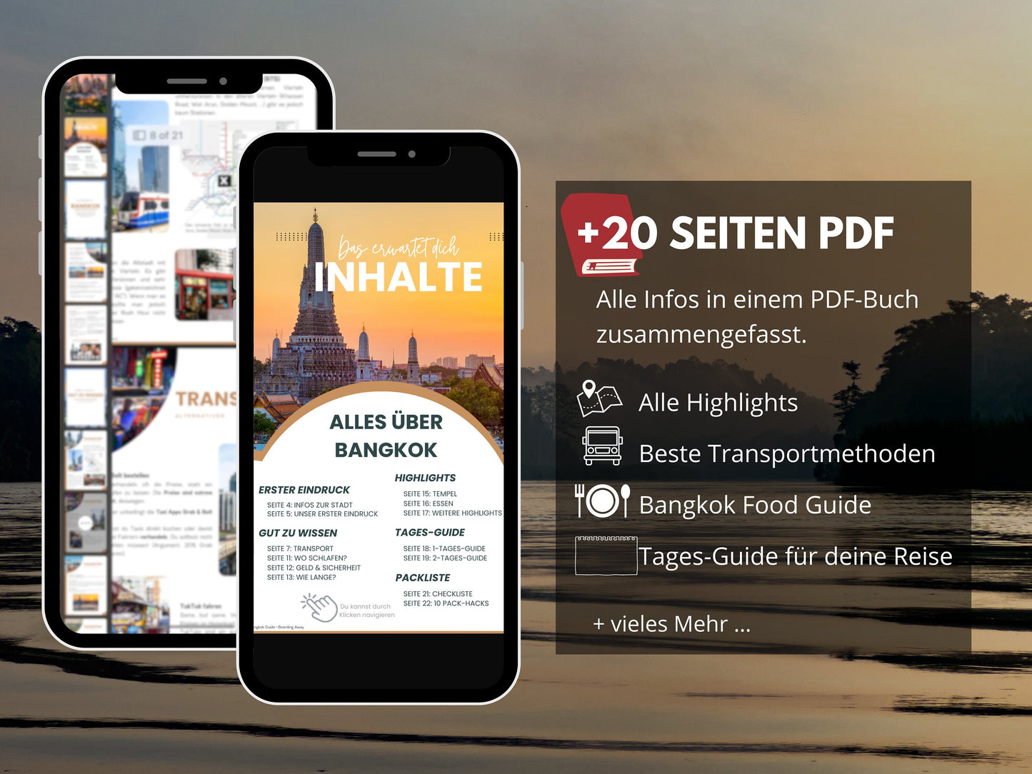 Bangkok | Reise-Guide (E-Book) & Reise-Map