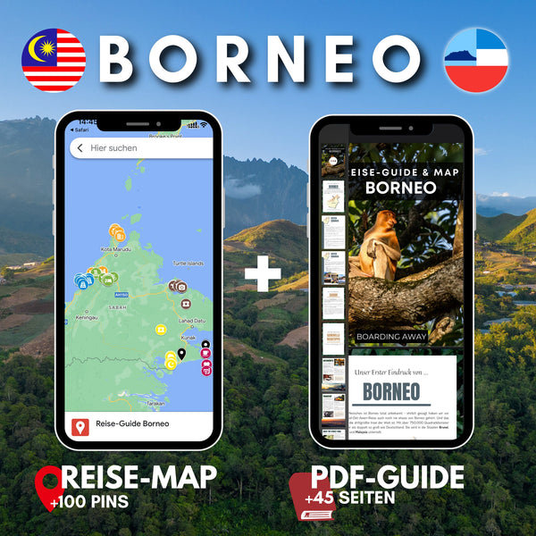 BORNEO | Reise-Guide (E-Book) & Reise-Map