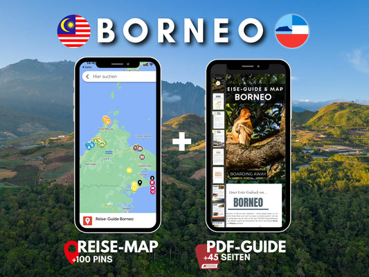 BORNEO | Reise-Guide (E-Book) & Reise-Map
