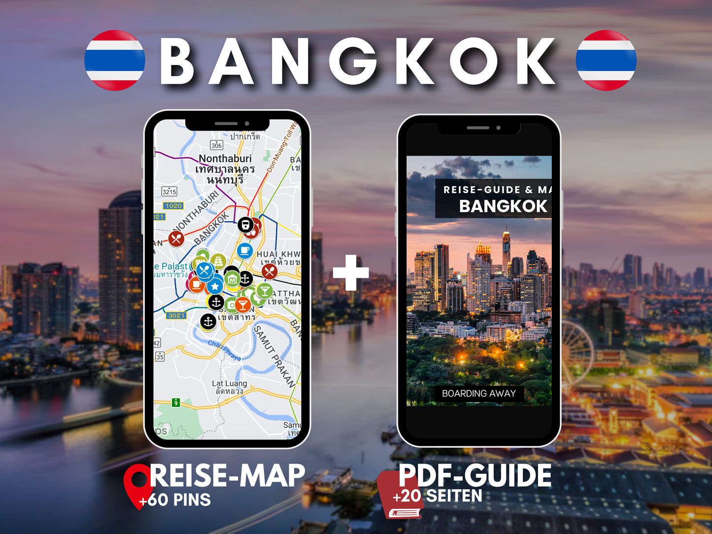 Bangkok | Reise-Guide (E-Book) & Reise-Map
