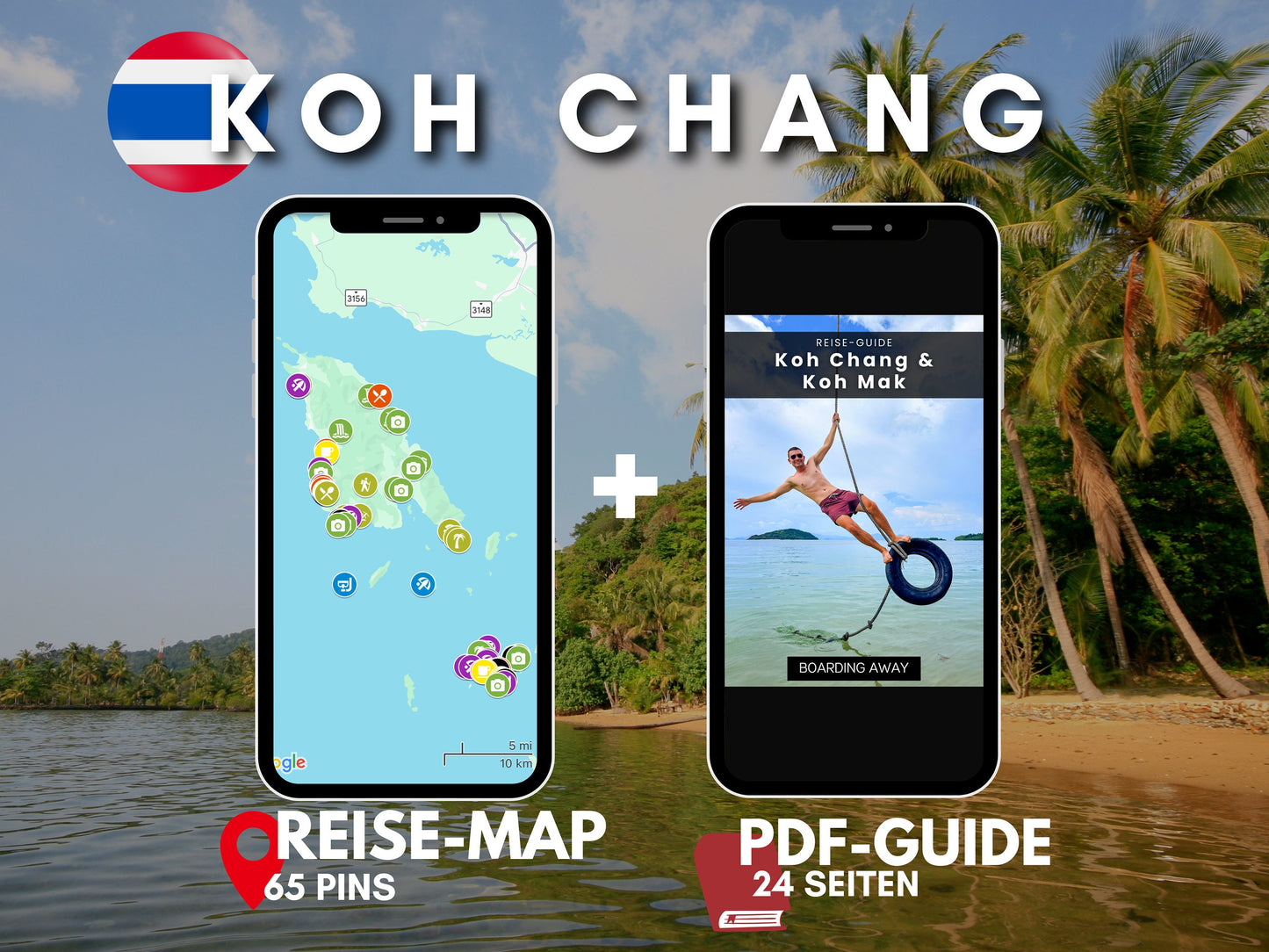 Koh Chang & Koh Mak | Reise-Guide (E-Book) & Reise-Map