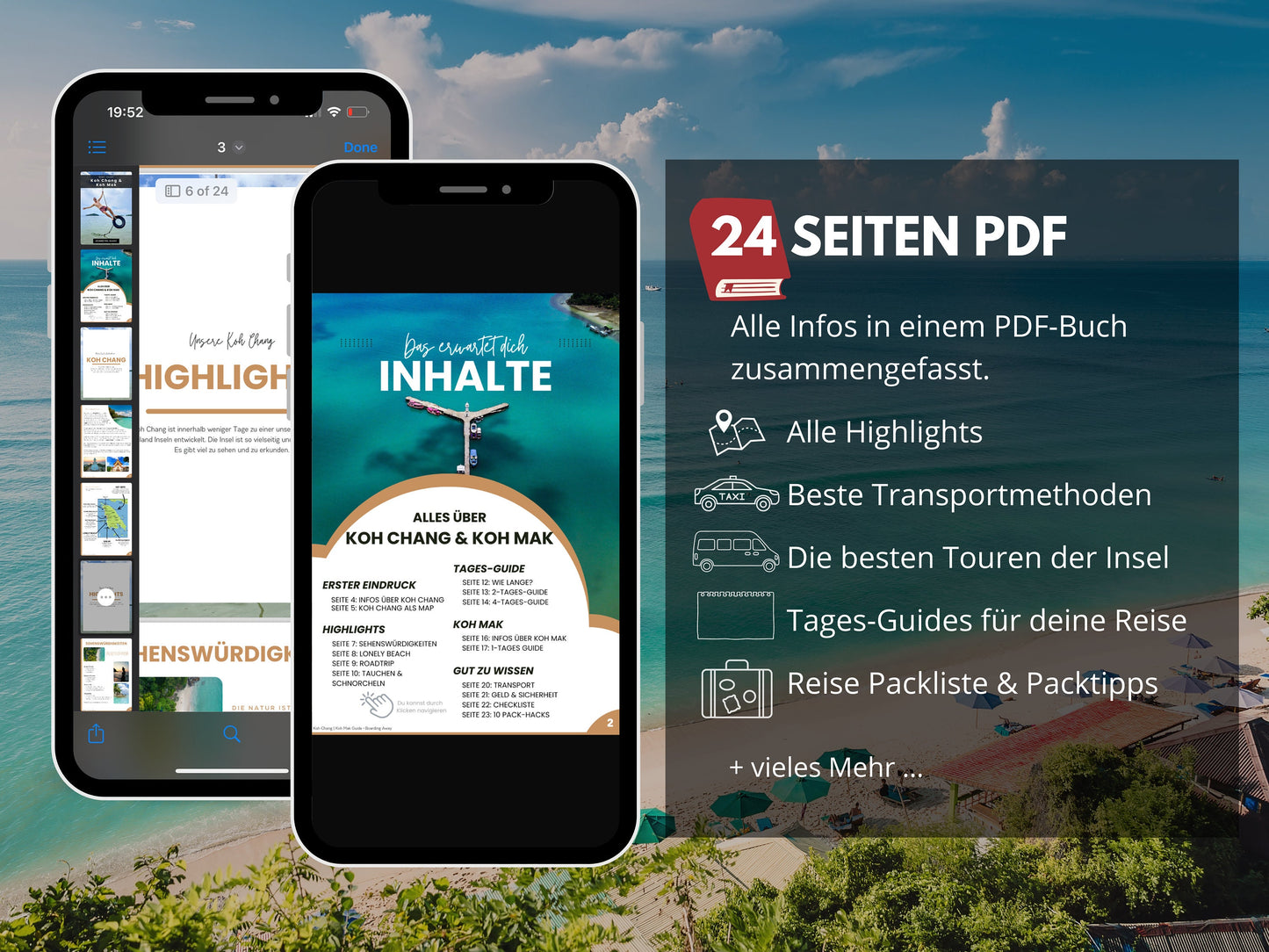 Koh Chang & Koh Mak | Reise-Guide (E-Book) & Reise-Map