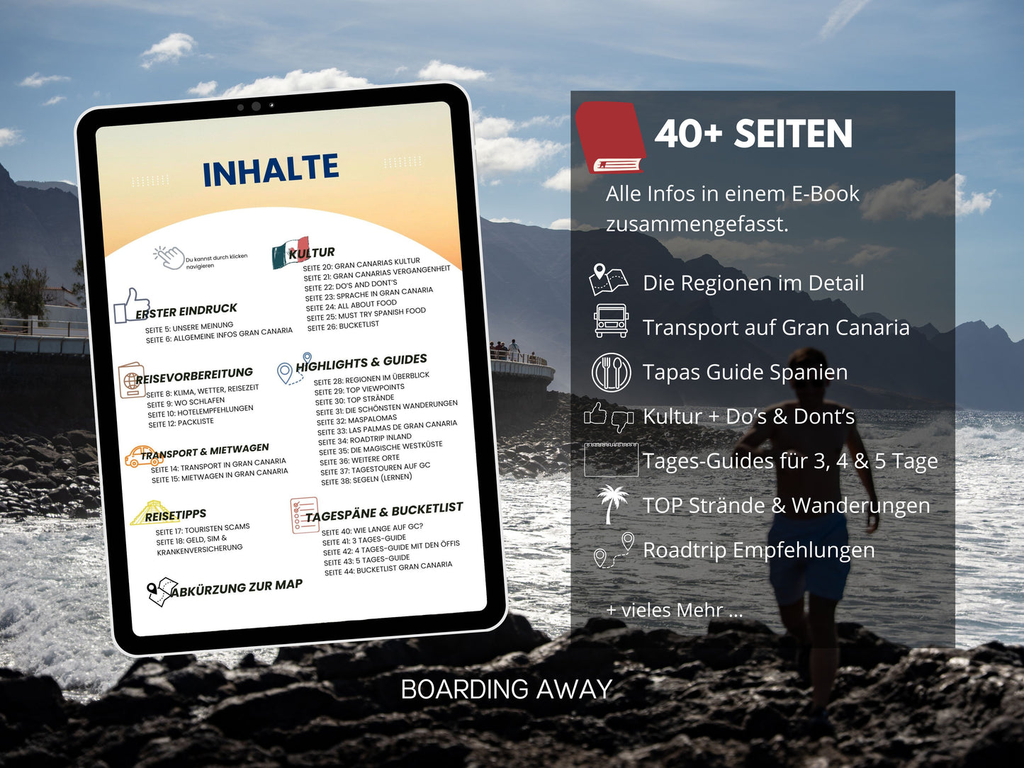 GRAN CANARIA Reise-Guide (E-Book) & Reise-Map für Spanien Urlaub