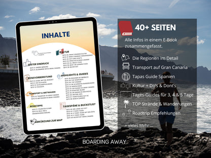 GRAN CANARIA Reise-Guide (E-Book) & Reise-Map für Spanien Urlaub