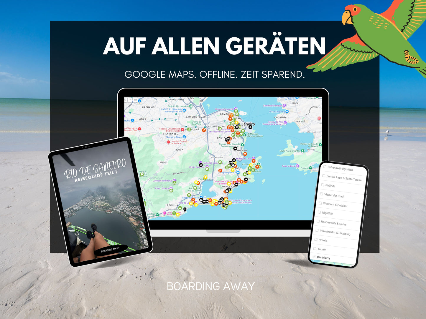 RIO DE JANEIRO Reise-Guide (E-Book) & Reise-Map für Brasilien Urlaub