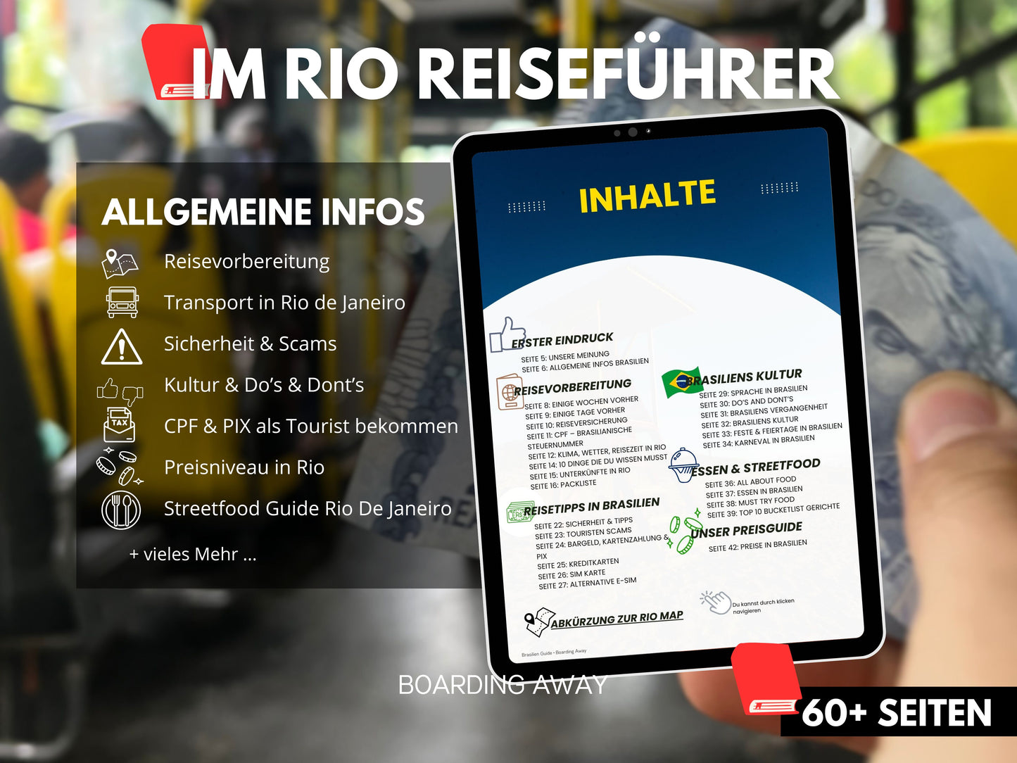 RIO DE JANEIRO Reise-Guide (E-Book) & Reise-Map für Brasilien Urlaub