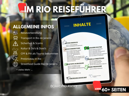 RIO DE JANEIRO Reise-Guide (E-Book) & Reise-Map für Brasilien Urlaub
