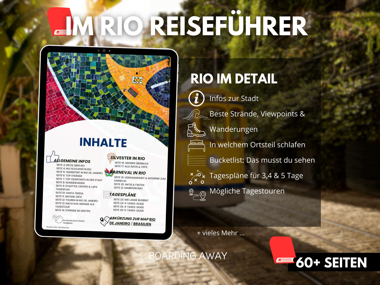 RIO DE JANEIRO Reise-Guide (E-Book) & Reise-Map für Brasilien Urlaub