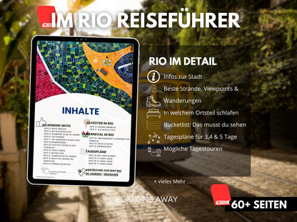 RIO DE JANEIRO Reise-Guide (E-Book) & Reise-Map für Brasilien Urlaub