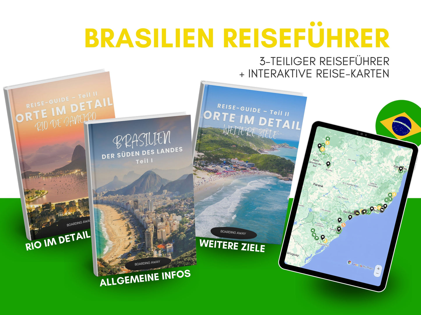 SÜD-BRASILIEN | Reise-Guide (E-Book) & Reise-Map