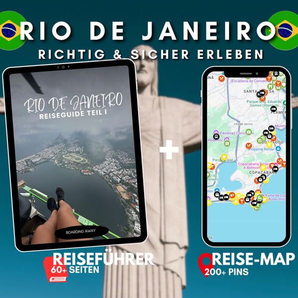 RIO DE JANEIRO Reise-Guide (E-Book) & Reise-Map für Brasilien Urlaub
